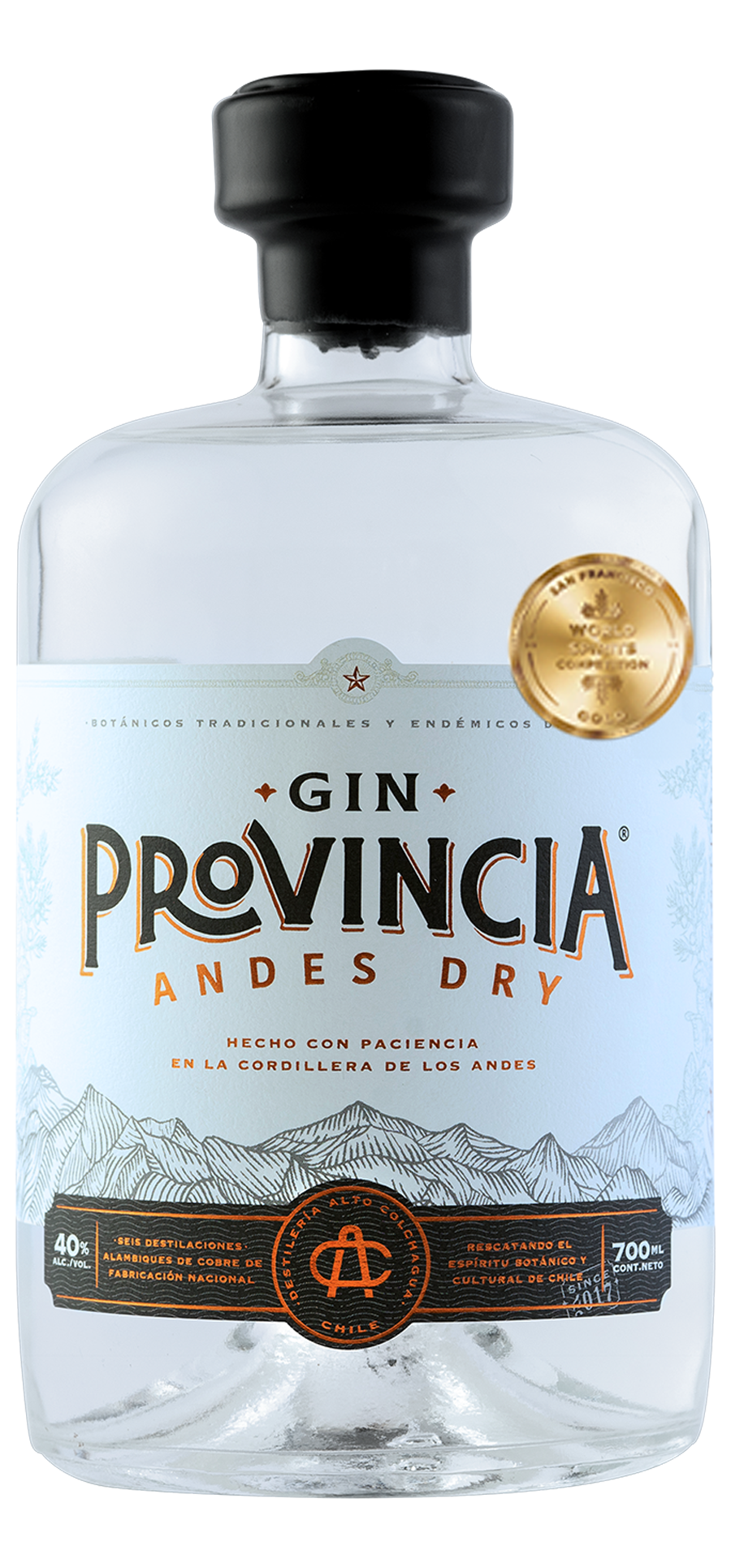 Gin Provincia Andes Dry 700cc 40%